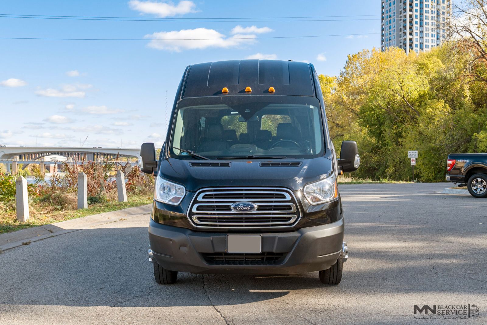MN Black Car 14 passenger shuttle van